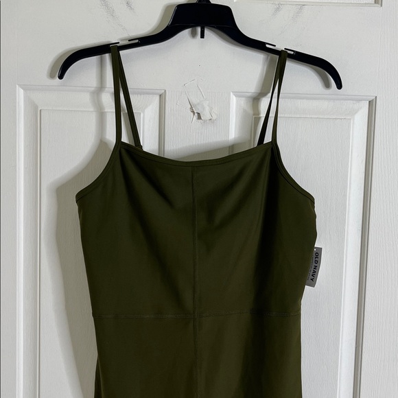 Old Navy PowerSoft Cami Bodysuit Women's Large NWT Olive - Picture 3 of 15